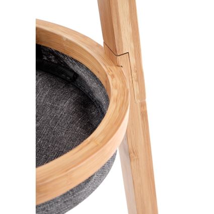 Stojanový věšák 177x52 cm hnědá