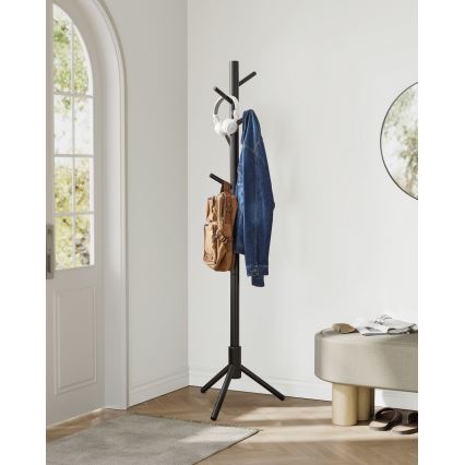 Stojanový věšák LINEA černá