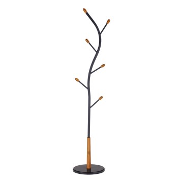 Stojanový věšák STILE 186x38 cm černá