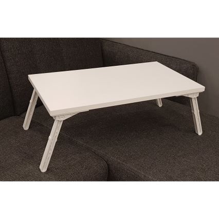 Stolek do postele GUSTO 24x60 cm bílá
