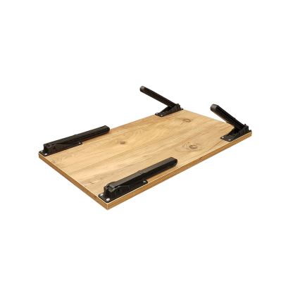 Stolek do postele GUSTO 60x35 cm béžová/černá