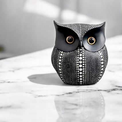 Stolní dekorace 15 cm černá