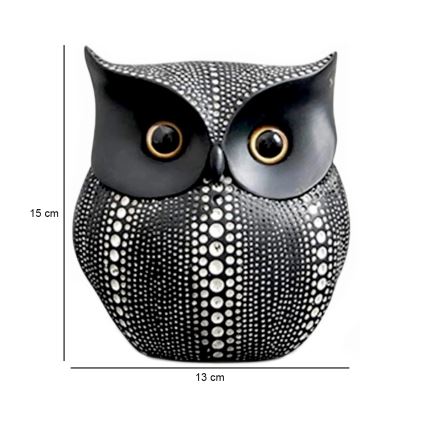 Stolní dekorace 15 cm černá