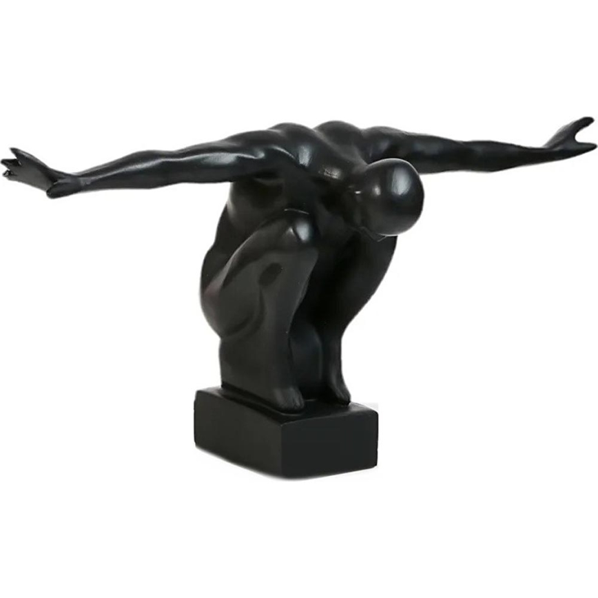 Stolní dekorace 19,5x16x38,5 cm pryskyřice/černá