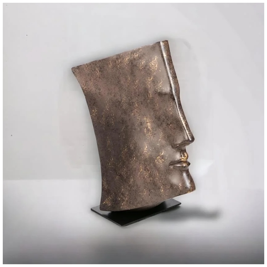 Stolní dekorace 29x25x17 cm pryskyřice/měděná