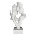 Stolní dekorace 29x9x17 cm pryskyřice/bílá