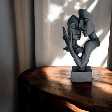 Stolní dekorace 29x9x17 cm pryskyřice/černá