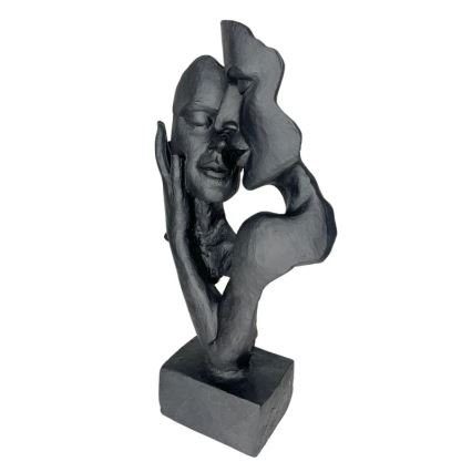 Stolní dekorace 29x9x17 cm pryskyřice/černá