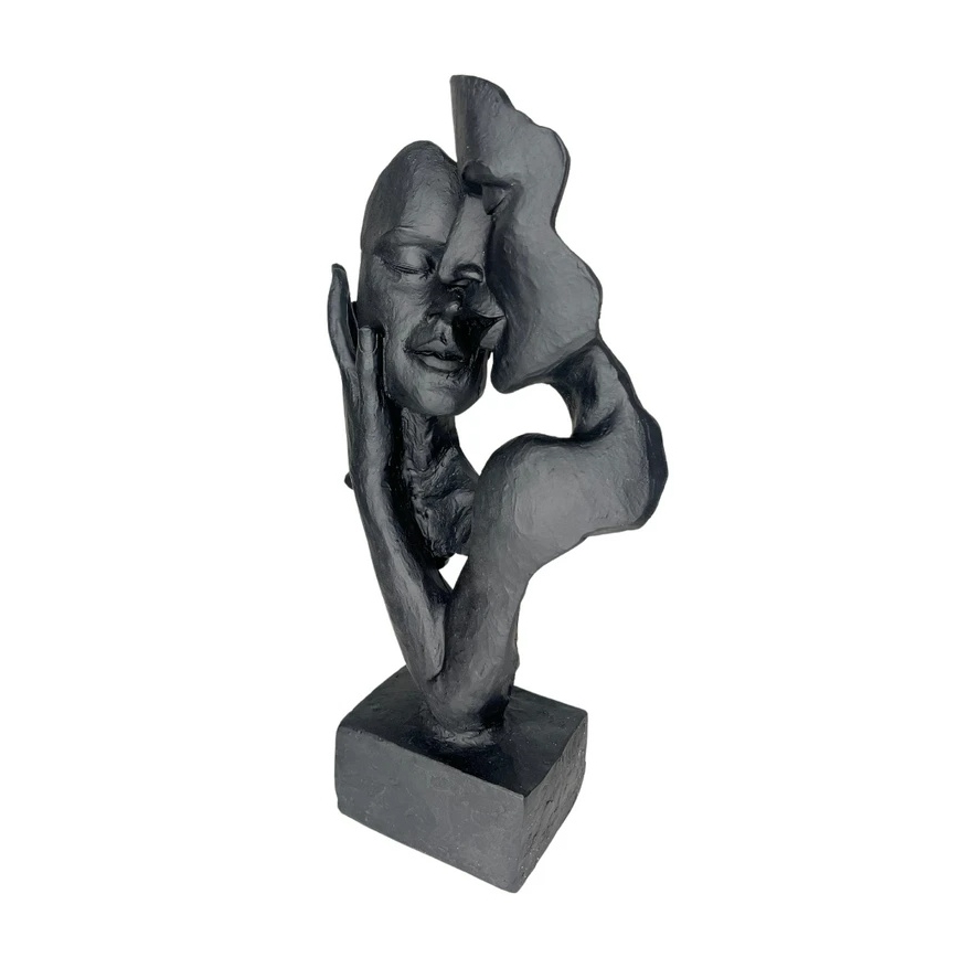 Stolní dekorace 29x9x17 cm pryskyřice/černá