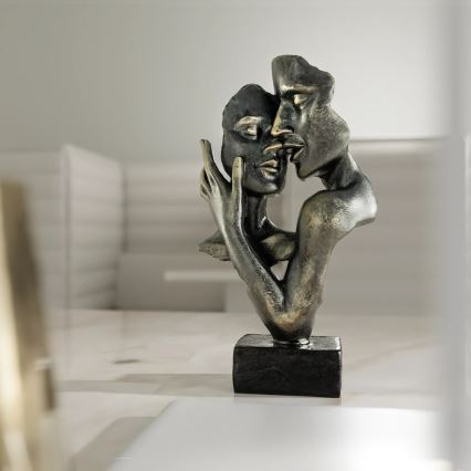 Stolní dekorace 31,5x9,5x19 cm pryskyřice/patina