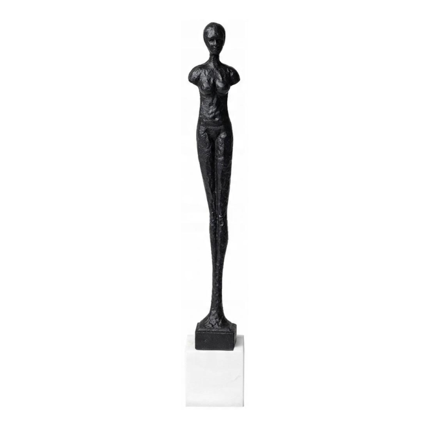 Stolní dekorace 43 cm pryskyřice/černá