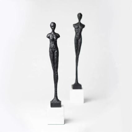 Stolní dekorace 43 cm pryskyřice/černá