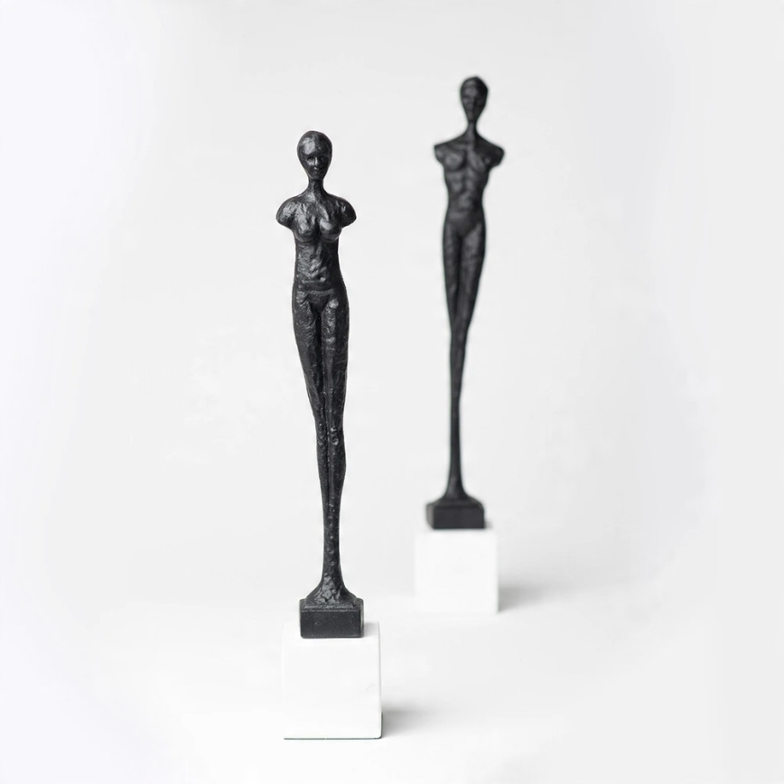 Stolní dekorace 43 cm pryskyřice/černá