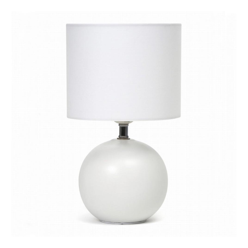 Stolní lampa 1xE27/25W/230V bílá