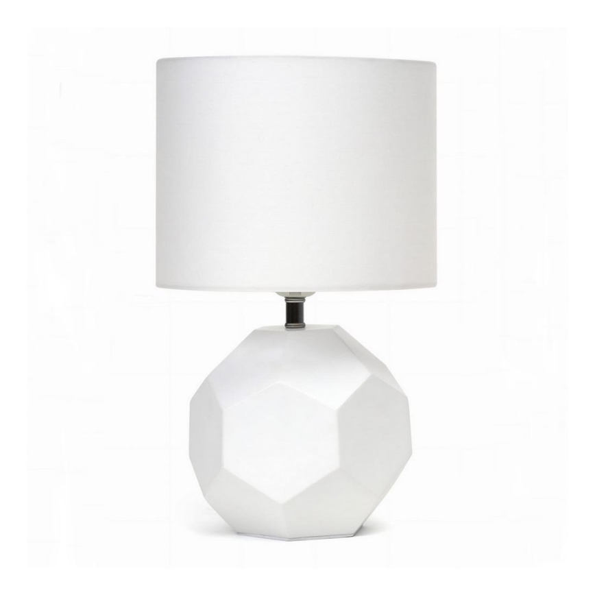 Stolní lampa 1xE27/25W/230V bílá