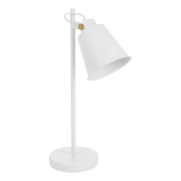 Stolní lampa 1xE27/40W/230V bílá