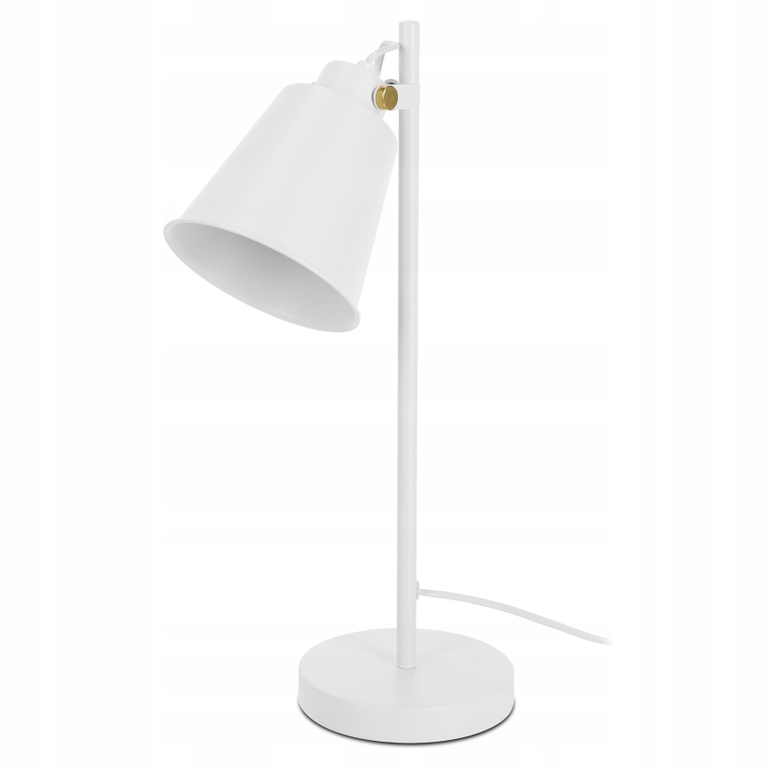 Stolní lampa 1xE27/40W/230V bílá