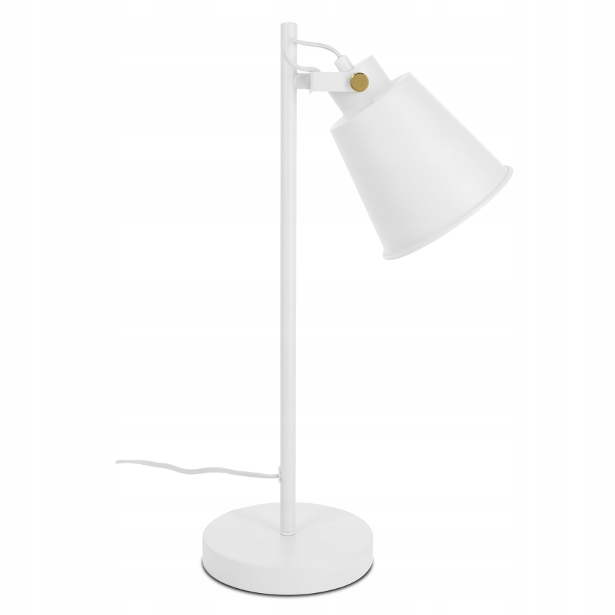 Stolní lampa 1xE27/40W/230V bílá