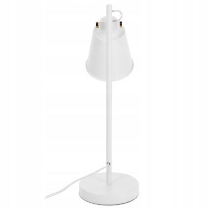 Stolní lampa 1xE27/40W/230V bílá