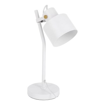 Stolní lampa 1xE27/40W/230V bílá