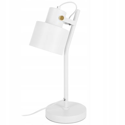 Stolní lampa 1xE27/40W/230V bílá