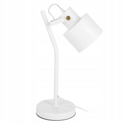 Stolní lampa 1xE27/40W/230V bílá