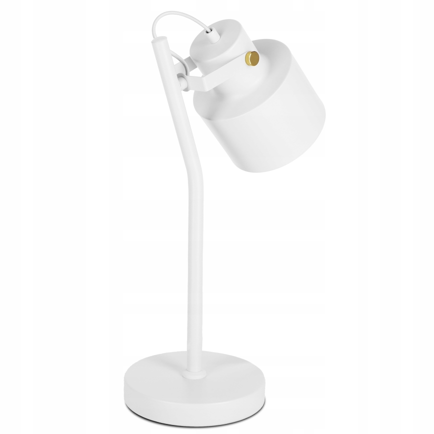 Stolní lampa 1xE27/40W/230V bílá