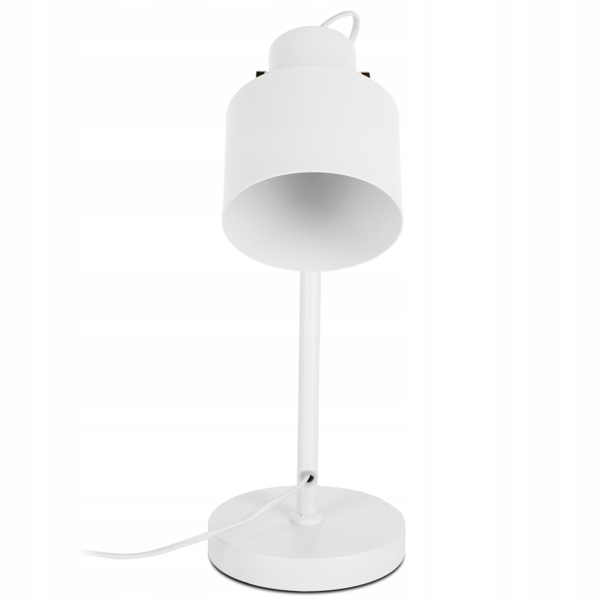 Stolní lampa 1xE27/40W/230V bílá