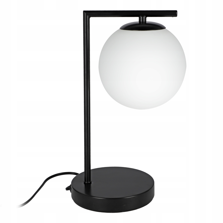 Stolní lampa 1xE27/40W/230V černá/bílá