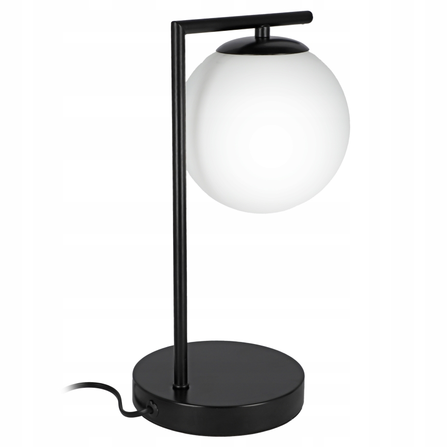 Stolní lampa 1xE27/40W/230V černá/bílá