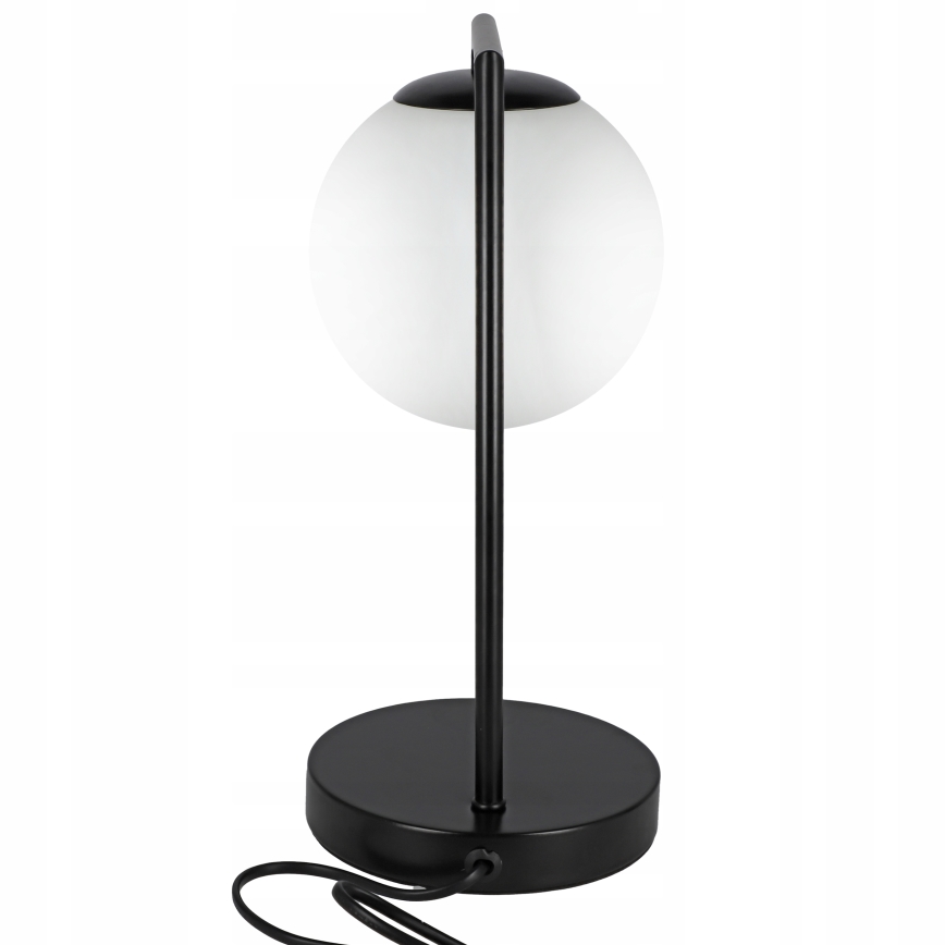 Stolní lampa 1xE27/40W/230V černá/bílá