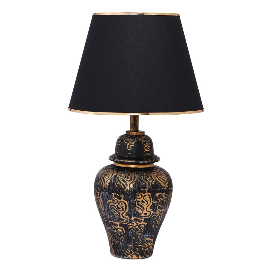 Stolní lampa 1xE27/40W/230V černá