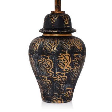 Stolní lampa 1xE27/40W/230V černá