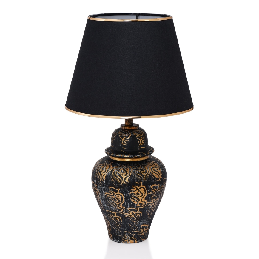 Stolní lampa 1xE27/40W/230V černá