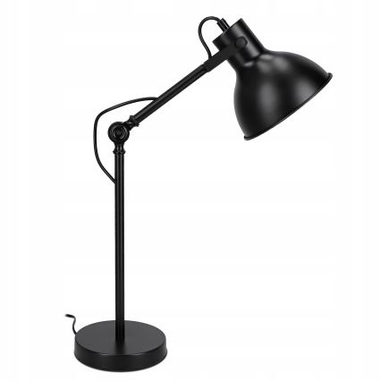 Stolní lampa 1xE27/40W/230V černá