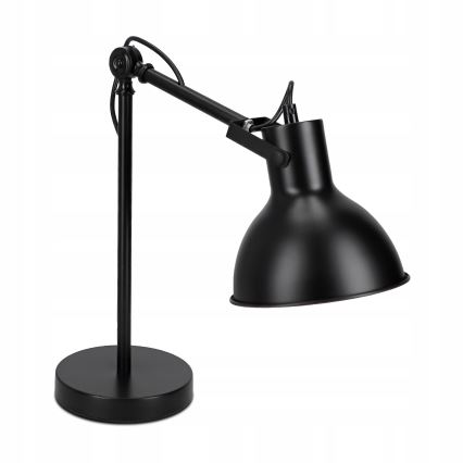 Stolní lampa 1xE27/40W/230V černá