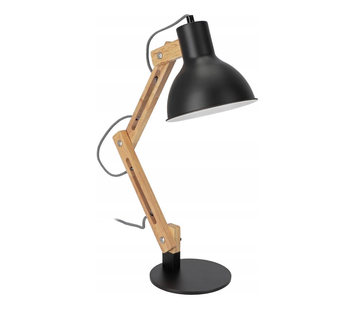 SmartLED Stolní lampa 1xE27/40W/230V černá 7883