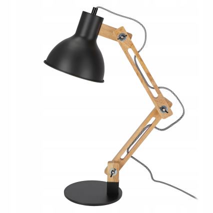 Stolní lampa 1xE27/40W/230V černá