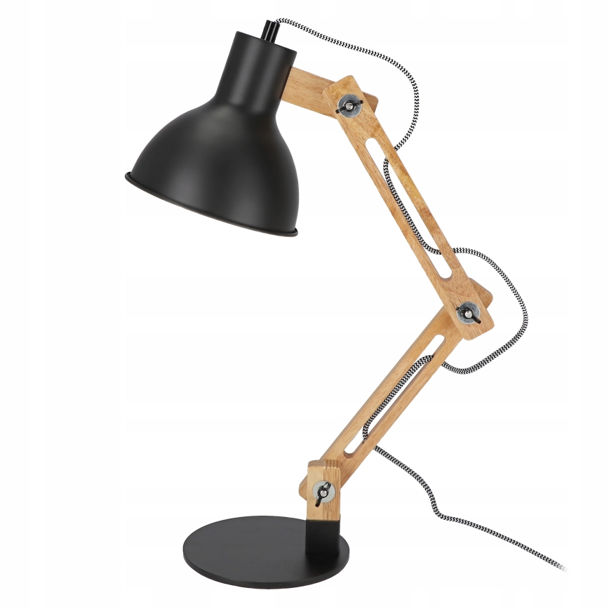 Stolní lampa 1xE27/40W/230V černá