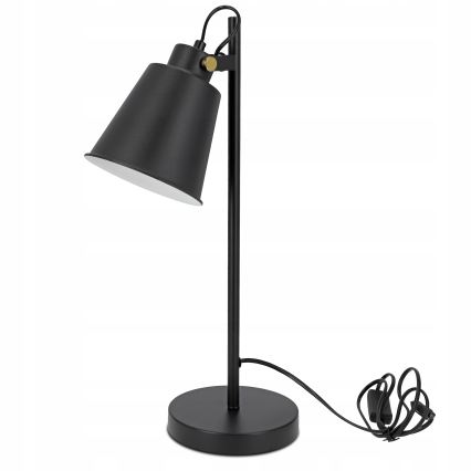 Stolní lampa 1xE27/40W/230V černá