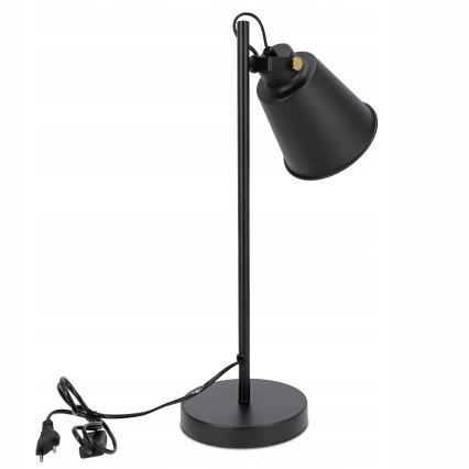 Stolní lampa 1xE27/40W/230V černá