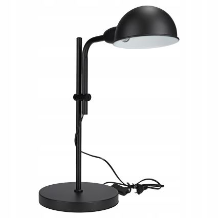 Stolní lampa 1xE27/40W/230V černá
