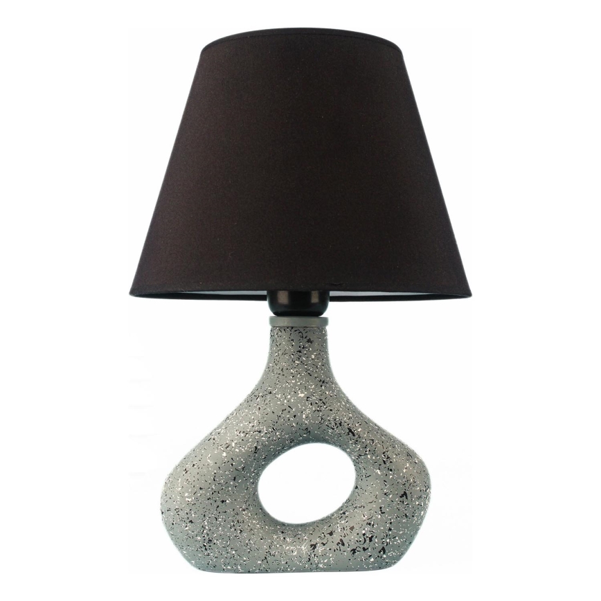 Stolní lampa 1xE27/40W/230V černá/zelená
