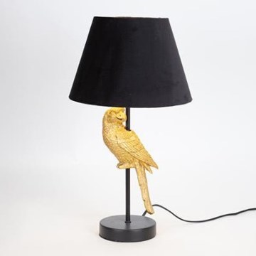 Stolní lampa 1xE27/40W/230V černá/zlatá