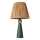 Stolní lampa 1xE27/40W/230V hnědá/zelená