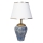Stolní lampa 1xE27/40W/230V modrá/zlatá