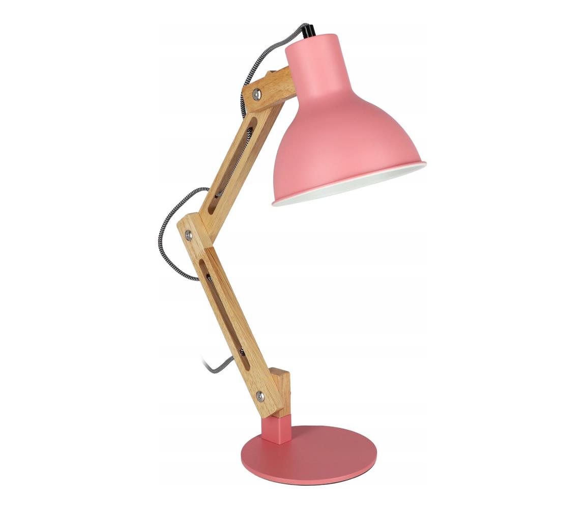 SmartLED Stolní lampa 1xE27/40W/230V růžová 7885
