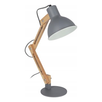 Stolní lampa 1xE27/40W/230V šedá