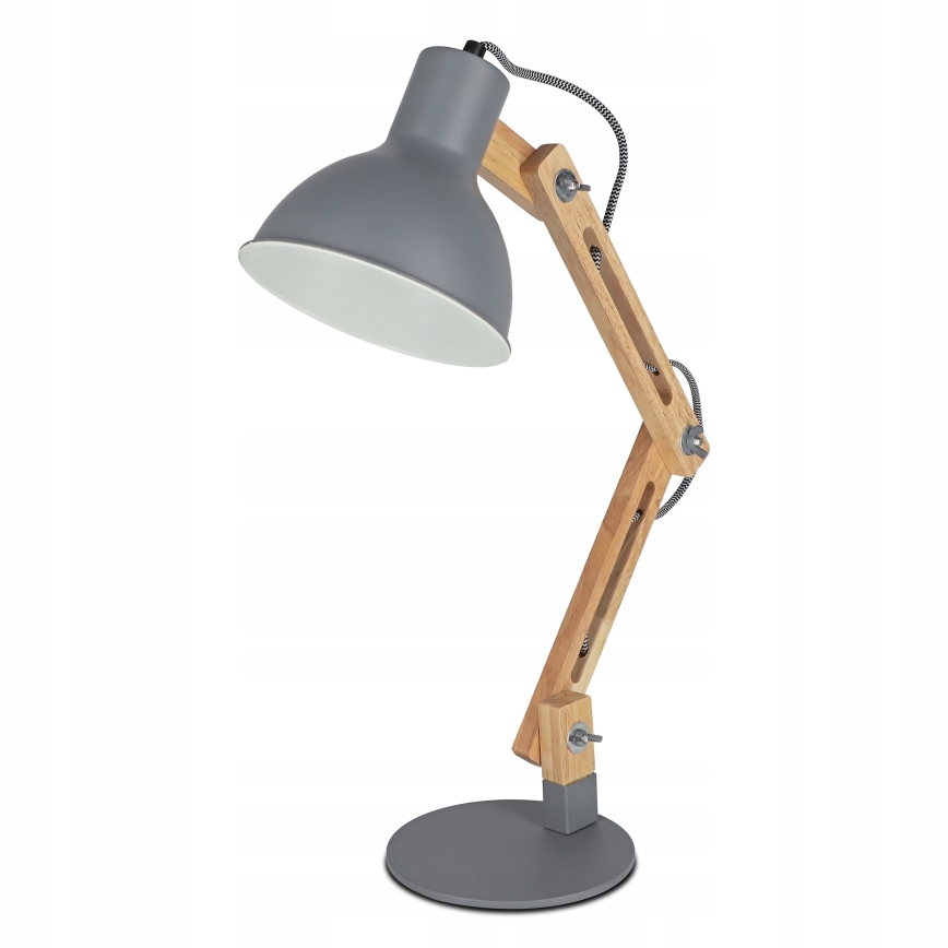Stolní lampa 1xE27/40W/230V šedá