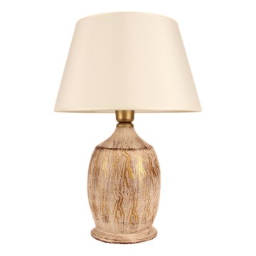 Stolní lampa 1xE27/40W/230V zlatá